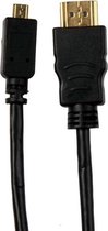 Sinox HDMI Micro (m) - HDMI (m), 1.5m HDMI kabel 1,5 m HDMI Type D (Micro) HDMI Type A (Standaard) Zwart