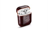 iCarer - Vintage Etui voor Apple AirPods - Koffie