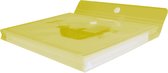 EXXO-HFP # 90753 - Dossier de documents A4 XL - Cap. 30 mm - Velcro - Jaune - 10 pièces (1 paquet de 10 pièces)