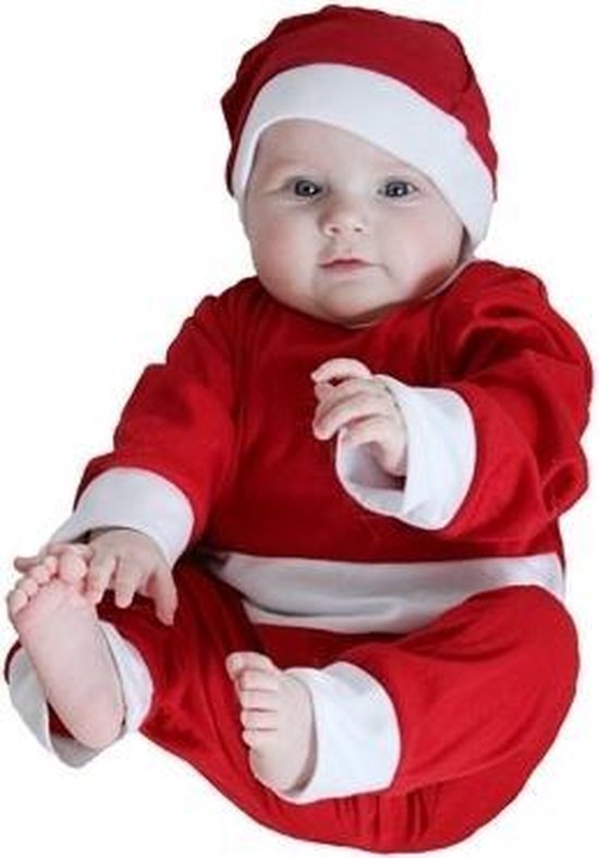 Kerstman baby onesie kostuum 9-18 maanden - Kerst kleding | bol.com