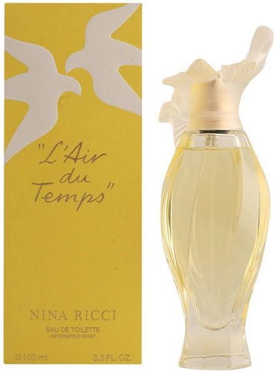 Nina Ricci L'air Du Temps Eau De Toilette Spray With Bird Cap 100 Ml For Women