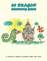 30 Dragon Coloring Book