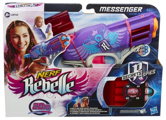 mug Mijnwerker richting NERF Rebelle Messenger - Blaster | bol.com