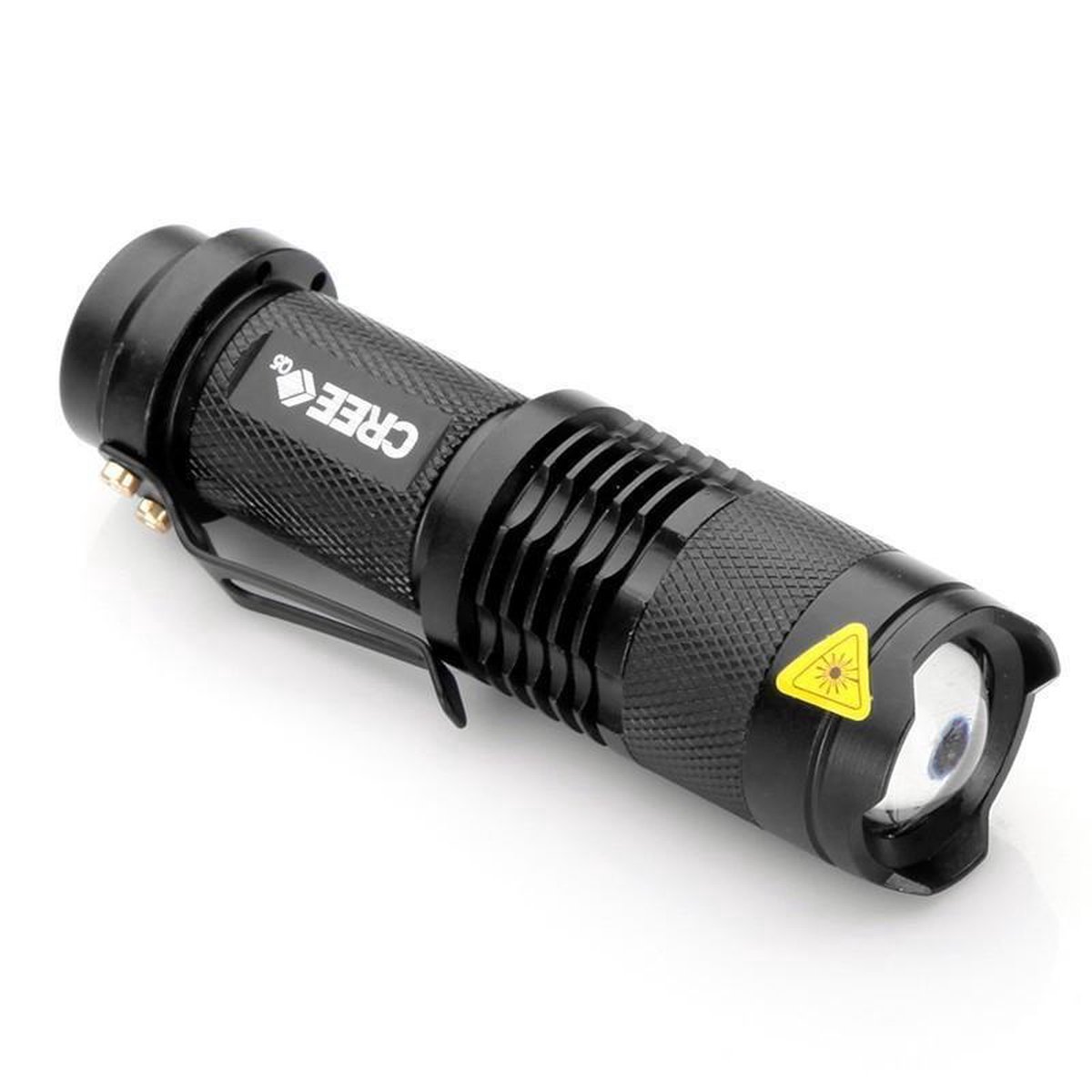 CREE Mini LED Zaklamp - 700 Lumen - Zwart | bol.com