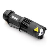 CREE Mini LED Zaklamp - 700 Lumen - Zwart