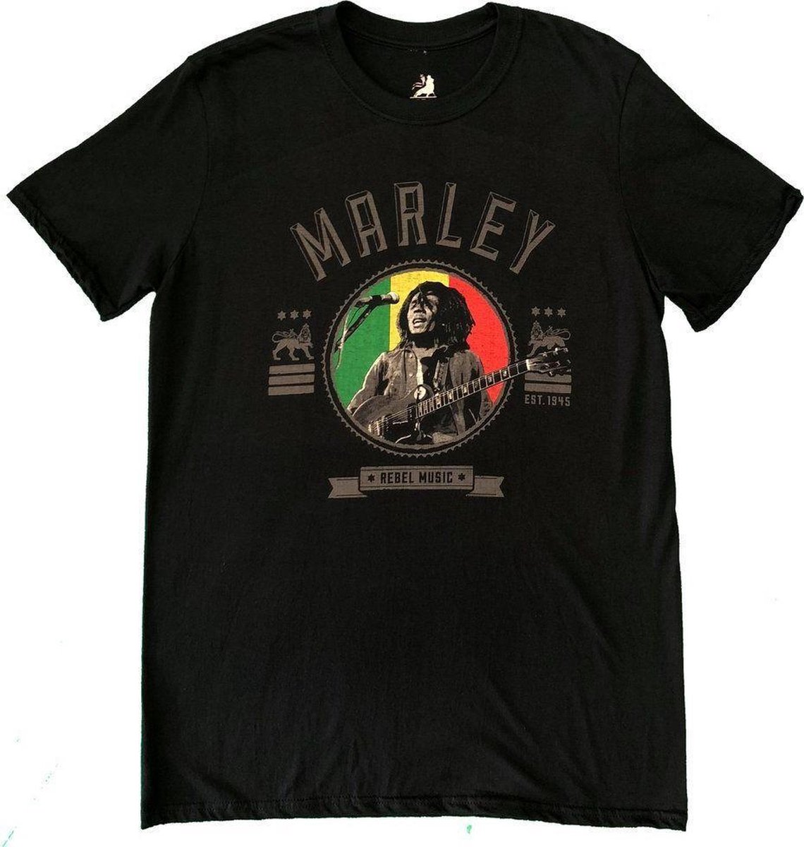 Bob Marley Rebel Music Heren T-shirt XXL