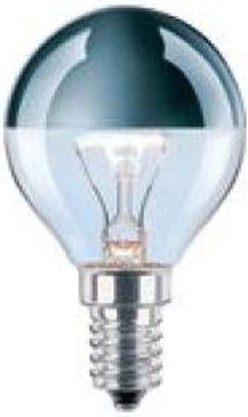 Nieuw maanjaar Gasvormig Riet Kopspiegellamp E14 45x75mm 230V 25W Zilver | bol.com