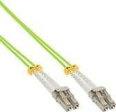 Premium LC Duplex Optical Fiber Patch kabel - Multi Mode OM5 - groen / LSZH - 0,50 meter