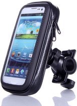 DrPhone Waterdicht Fietshouder voor Mobiel - Waterbestendig - Schokbestendig - Afneembaar - Fiets/Mountainbike/Motor/Scooter - Frametas - Inclusief bevestiging - 4.7 inch t/m 5.2 inch L formaat