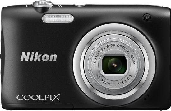 Nikon Coolpix A100 Zwart Geleverd met 16GB SD kaart