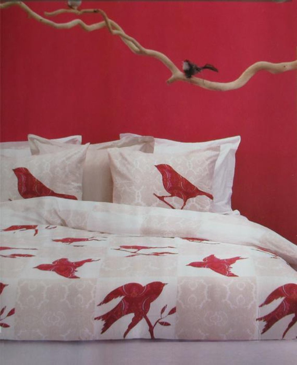 Beddinghouse Lavandou Dekbedovertrek - Litsjumeaux - 240x200/220 cm - Rood