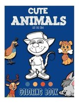 Cute Animals Coloring Book