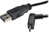 Tripp Lite UR050-001-UPB USB-kabel 0,3 m USB 2.0 USB A Micro-USB B Zwart