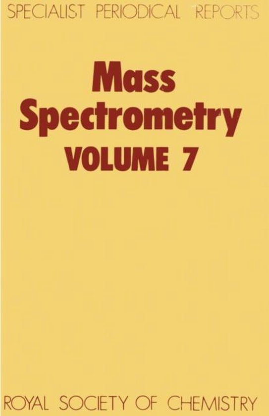Specialist Periodical Reports Mass Spectrometry 9780851863184