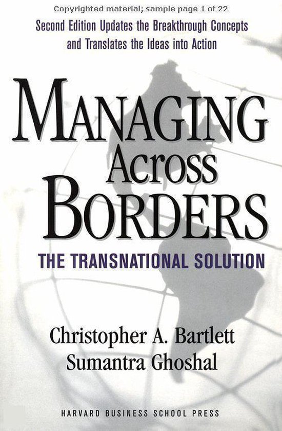 Managing Across Borders - cover
