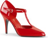 EU 47 = US 16 | VANITY-415 | 4 T-Strap D'Orsay Style Pump