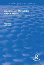 Routledge Revivals - Economics of Marketable Surplus Supply