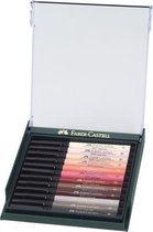 tekenstift Faber-Castell Pitt Artist Pen Brush set 12 stuks Skin FC-267424