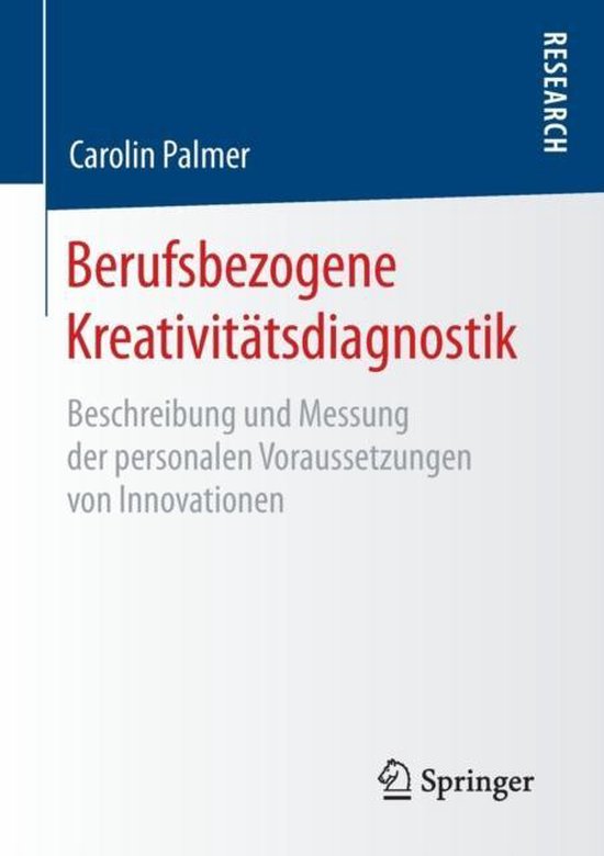 Berufsbezogene Kreativitaetsdiagnostik - cover