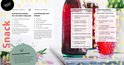 Pagina met recepten voor aardbeien/bosbessen-avocado lollypops, aardbeien met bietjes en verse smoothies.