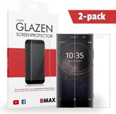 2-pack BMAX geschikt voor Sony Xperia XA2 Glazen Screenprotector | Beschermglas | Tempered Glass