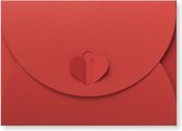 Cadeau Envelop 11 x 15,6 cm Koraalrood, 60 stuks