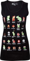 Nintendo - Mario Pixel Dames Tank Top - S