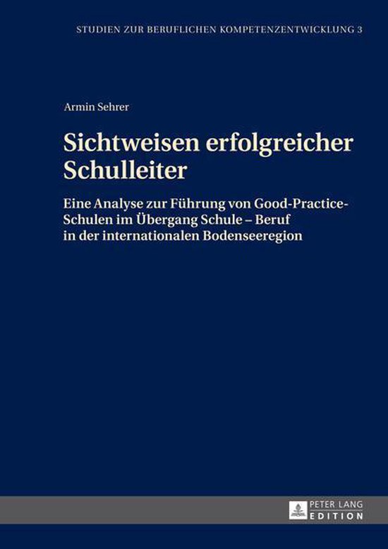 Studien zur beruflichen Kompetenzentwicklung 3 - Sichtweisen ... - cover