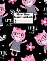 Blank Sheet Music Notebook