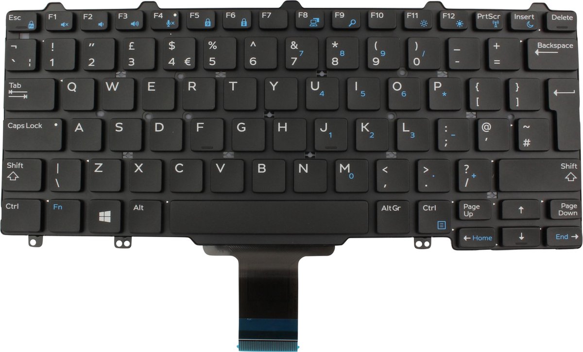 Dell KB216 USB Toetsenbord - QWERTY UK, Zwart, Bedraad
