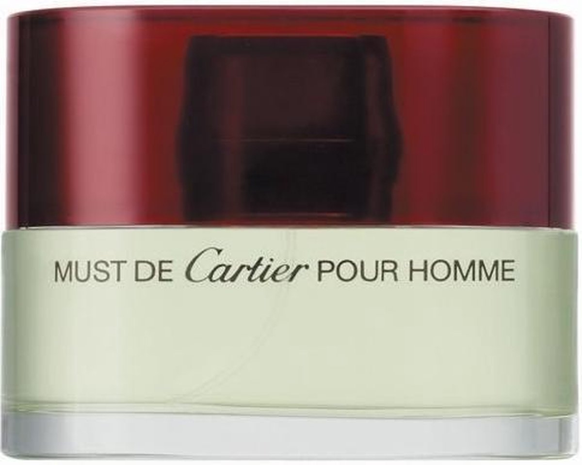 MULTI BUNDEL 2 stuks Cartier Must Homme Eau De Toilette Spray 50ml | bol.com