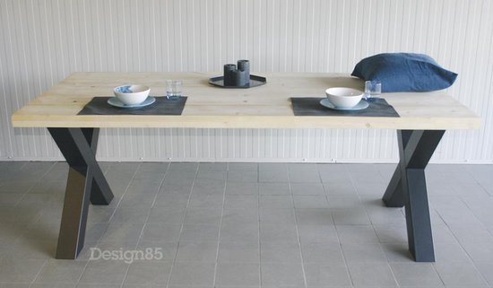 Design85 - Kruispoot - Water - - stalen - | bol.com