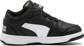 PUMA Rebound Layup Lo SL V Inf Sneakers Kinderen - Puma Black-Puma White-High Rise - Maat 24