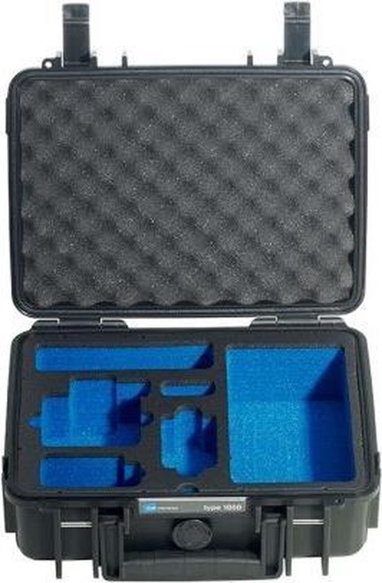 B&W Outdoor.cases Type 1000 zwart / GoPro 34 inlay