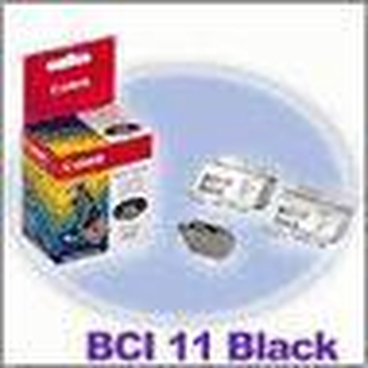 Canon BCI-11 Inktcartridge refill 3 stuks - Zwart