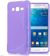 Comutter silicone hoesje Samsung Galaxy Grand Prime paars