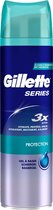 Gillette Series Gel Protection Scheergel Mannen - 6x200ml Voordeelverpakking