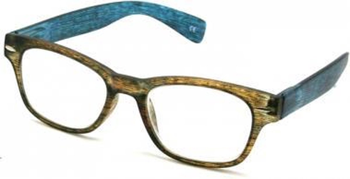 Leesbril Talba Wf l. bruin/blauw +3.0