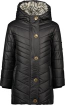 Like FLO Meisjes Winterjas parka lang capuchon - antra - Maat 110