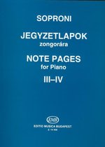 Note Pages for Piano