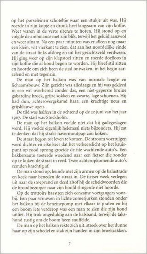 De Man Op Het Balkon