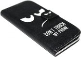 Don't touch my phone hoesje kunstleer Samsung Galaxy S7 Edge