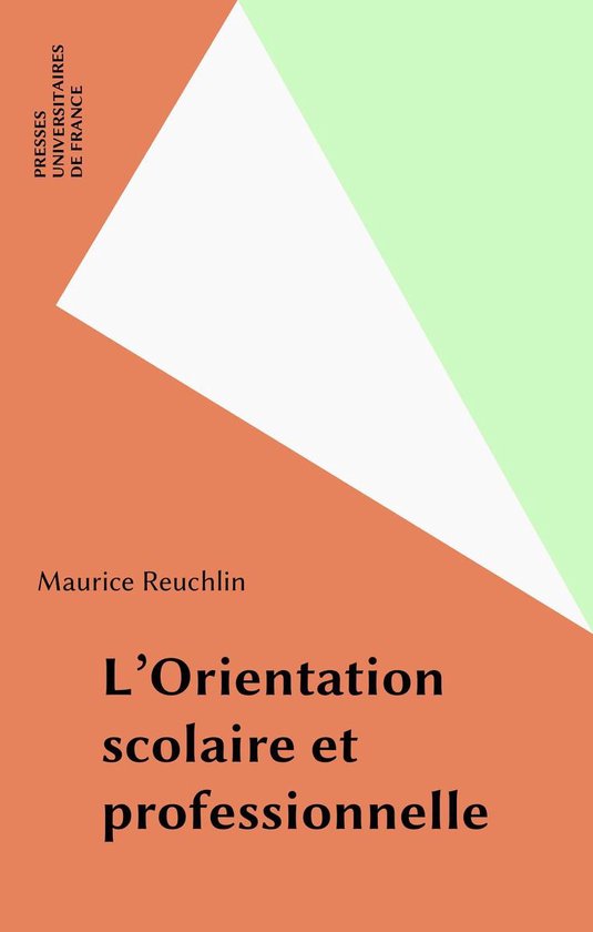 L'Orientation scolaire et professionnelle - cover