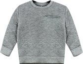 Ducky Beau Baby Trui - Grey Melange - Maat 50