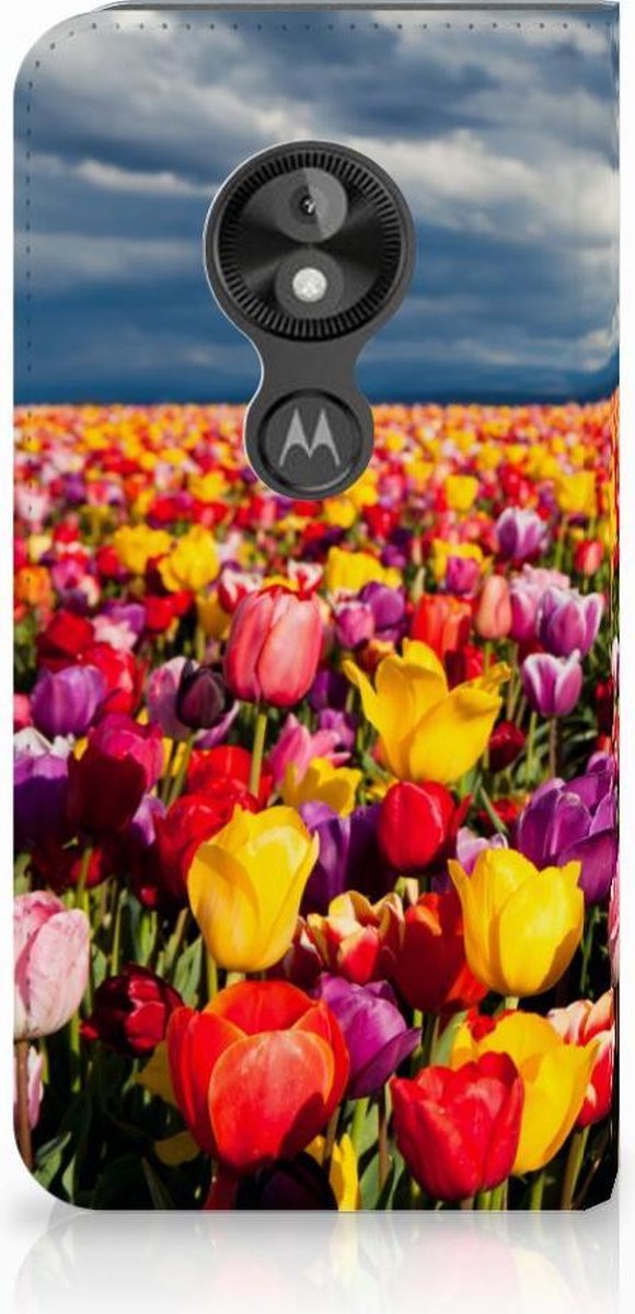 Book Case voor Motorola Moto E5 Play Smart Cover Tulpen