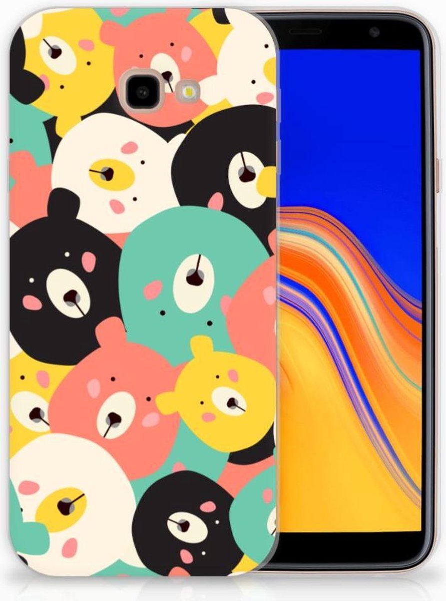 Samsung Galaxy J4 Plus (2018) Telefoonhoesje met Naam Bears