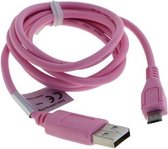 USB 2.0 naar Micro USB Data Kabel - 95cm Roze