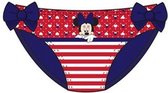Disney Minnie Mouse - Kinder - Baby /Peuter/Kleuter - bikini broek - rood/blauw - maat 9-12mnd/80