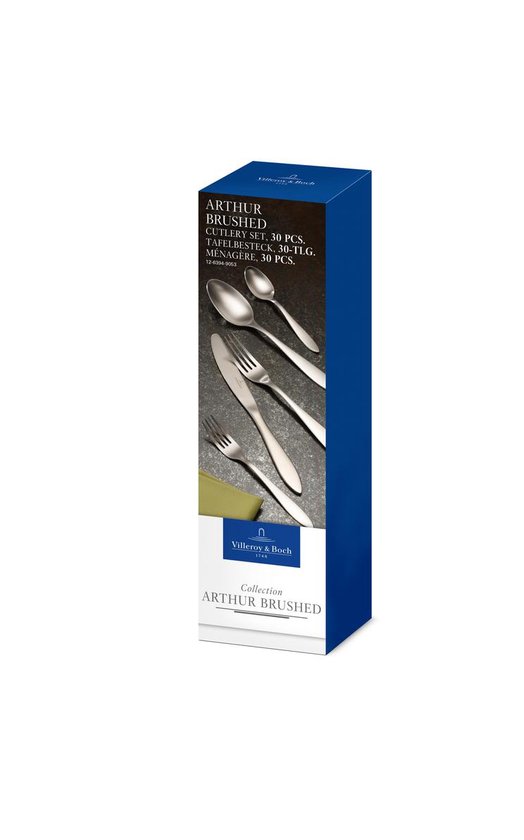 Villeroy & Boch - Arthur Ménagère Couverts 30 Pièces Pour 6 Personnes