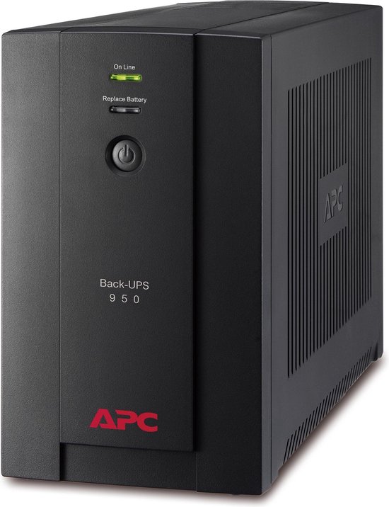 APC Back-UPS BX950U-GR - Noodstroomvoeding / 4x stopcontact / USB / 950VA - APC